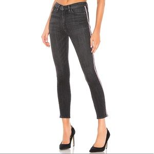 Hudson Jeans Barbara High Rise in Dark Raven